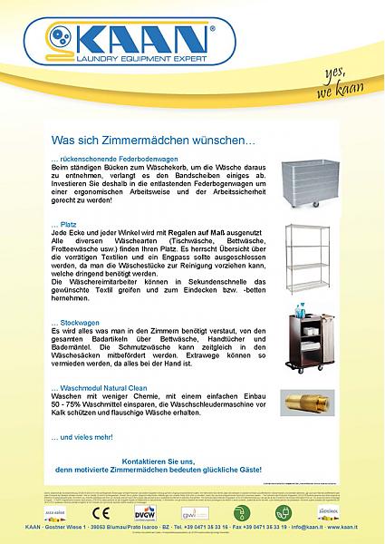 Newsletter_Was Zimmermädchen sich wünschen