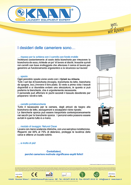 I desideri delle cameriere sono...